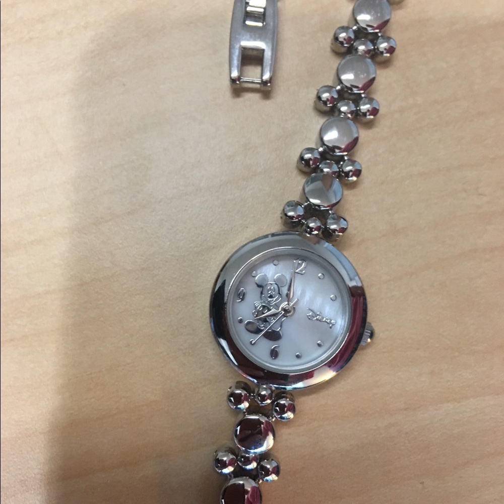 Disney silver tone watch